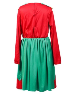 Christmas Elf Costume Kids Little Girls Dresses And Hat 2 Piece Set Halloween -Christmas Costumes Store 201812051453185055471