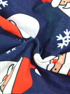 Matching Family Christmas Pajamas Santa Clause Dark Navy Jumpsuit -Christmas Costumes Store 201911191520159264136