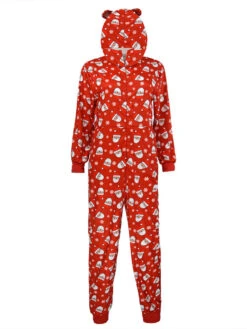 Christmas Matching Family Pajamar Red Family Christmas Jumpsuit -Christmas Costumes Store 201911191520168819506