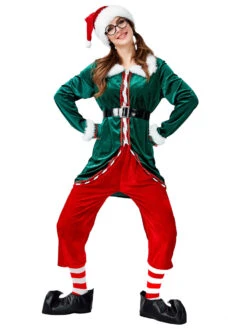 Christmas Set Green Elf 6 Piece Holidays Outfits Costume