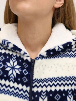 Kigurumi Pajamas Onesie Christmas Adult Blue Flannel For Adult Winter Sleepwear Animal Costume Halloween -Christmas Costumes Store 201911261747238026686