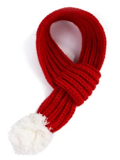 Pet Costume Christmas Red Scarf Polyester Pet Supply -Christmas Costumes Store 202008181146147612980