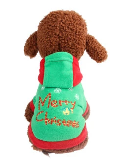 Pet Costume Christmas Tree Red Clothes Polyester Pet Supply -Christmas Costumes Store 202008181146336164576