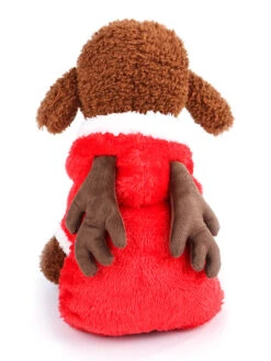 Pet Costume Christmas Coffee Brown Clothes Polyester Deer Pet Supply -Christmas Costumes Store 202008181146350552448