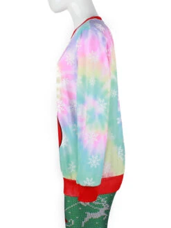 Christmas Pullover Sweatshirt Socks Print Ugly Christmas Tops -Christmas Costumes Store 202008251746278799273