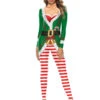 Christmas Santa Clause Stretchy Zentai Suit Jumpsuit