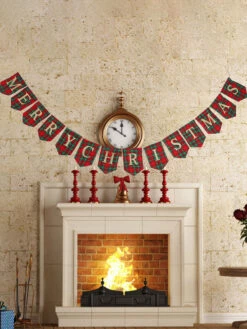 Party Supplies Polyester Fiber Christmas Holiday Christmas Decorations