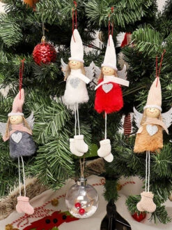 Party Supplies Polyester Fiber Christmas Holiday Christmas Creative Decorations