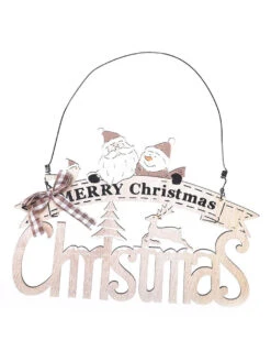 Christmas Decorations Creative Wooden Pendants Color Letter Pendants Window Scene Layout Decoration -Christmas Costumes Store 202011091727042032043