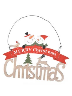Christmas Decorations Creative Wooden Pendants Color Letter Pendants Window Scene Layout Decoration -Christmas Costumes Store 202011091727049859472