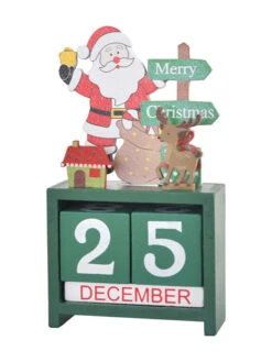 Christmas Holiday Decorations Assembled Wooden Painted Santa Claus Ornaments Children's Christmas Gifts Window Decoration -Christmas Costumes Store 20201109172726194686