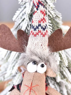 Christmas Holiday Decorations Elk Doll Doll Christmas Polyester Fiber Tree Pendant -Christmas Costumes Store 202011091727278869785