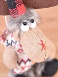 Christmas Holiday Decorations Elk Doll Doll Christmas Polyester Fiber Tree Pendant -Christmas Costumes Store 202011091727287434038