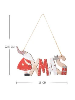 Christmas Holiday Decorations Wood Santa Claus Alphabet Listing -Christmas Costumes Store 202011091727302242116
