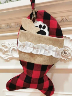 Christmas Pet Socks Christmas Decorations Christmas Socks Gift Bag -Christmas Costumes Store 202011091727399626537