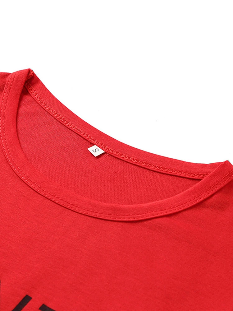 Matching Family Christmas Pajamas Cotton Blend Color Block Red Navy Blue Christmas Pattern Pants Top Set 5 Matching Family Christmas Pajamas Cotton Blend Color Block Red Navy Blue Christmas Pattern Pants Top Set - Image 5