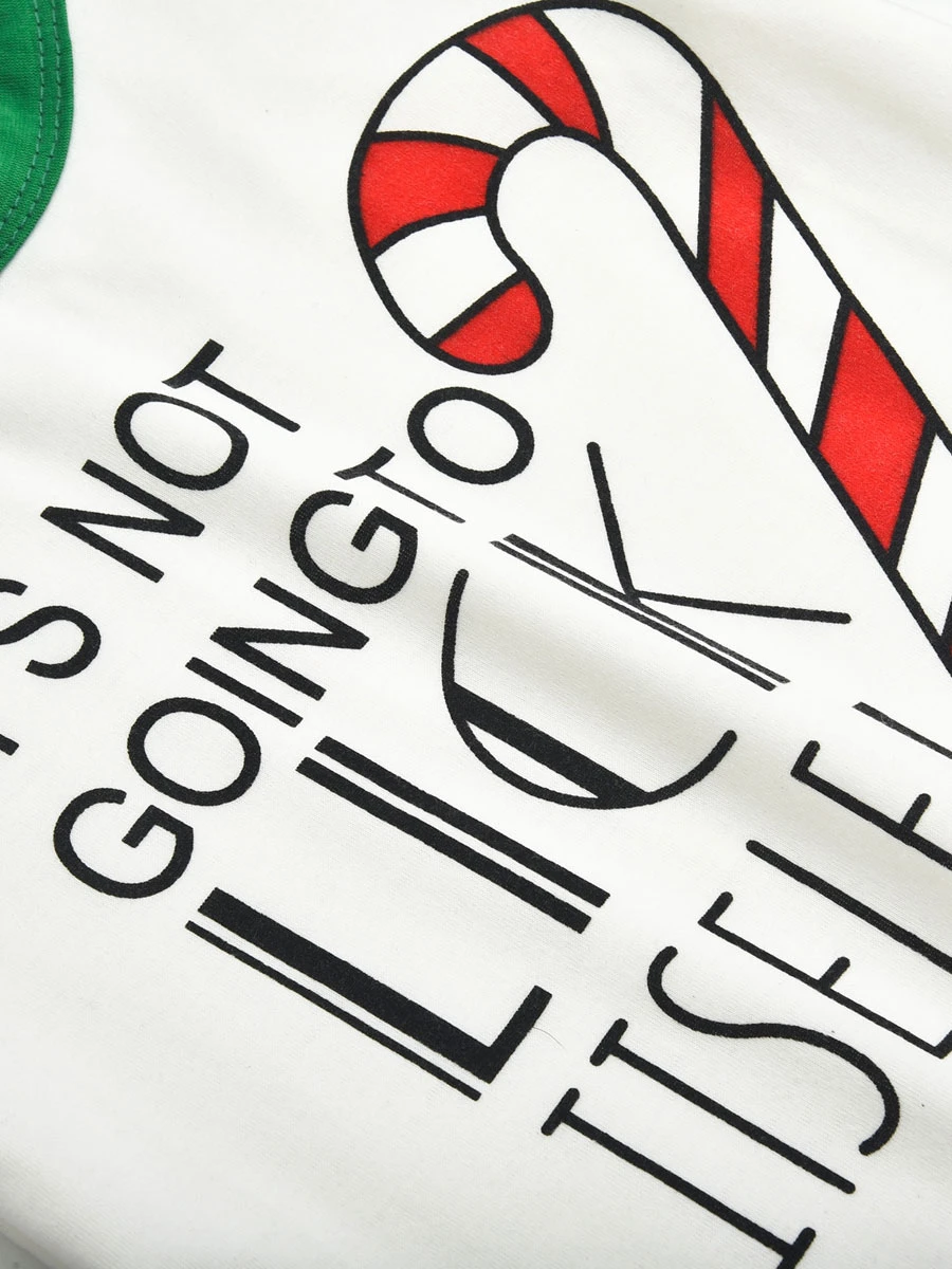 Matching Family Christmas Pajamas Cotton Blend Color Block White Green Stripes Top Pants Set 8 Matching Family Christmas Pajamas Cotton Blend Color Block White Green Stripes Top Pants Set - Image 8