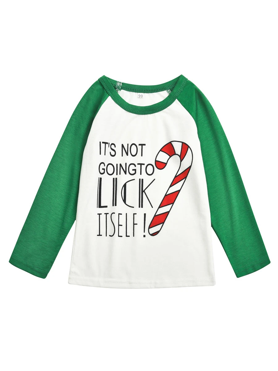 Matching Family Christmas Pajamas Cotton Blend Color Block White Green Stripes Top Pants Set 5 Matching Family Christmas Pajamas Cotton Blend Color Block White Green Stripes Top Pants Set - Image 5