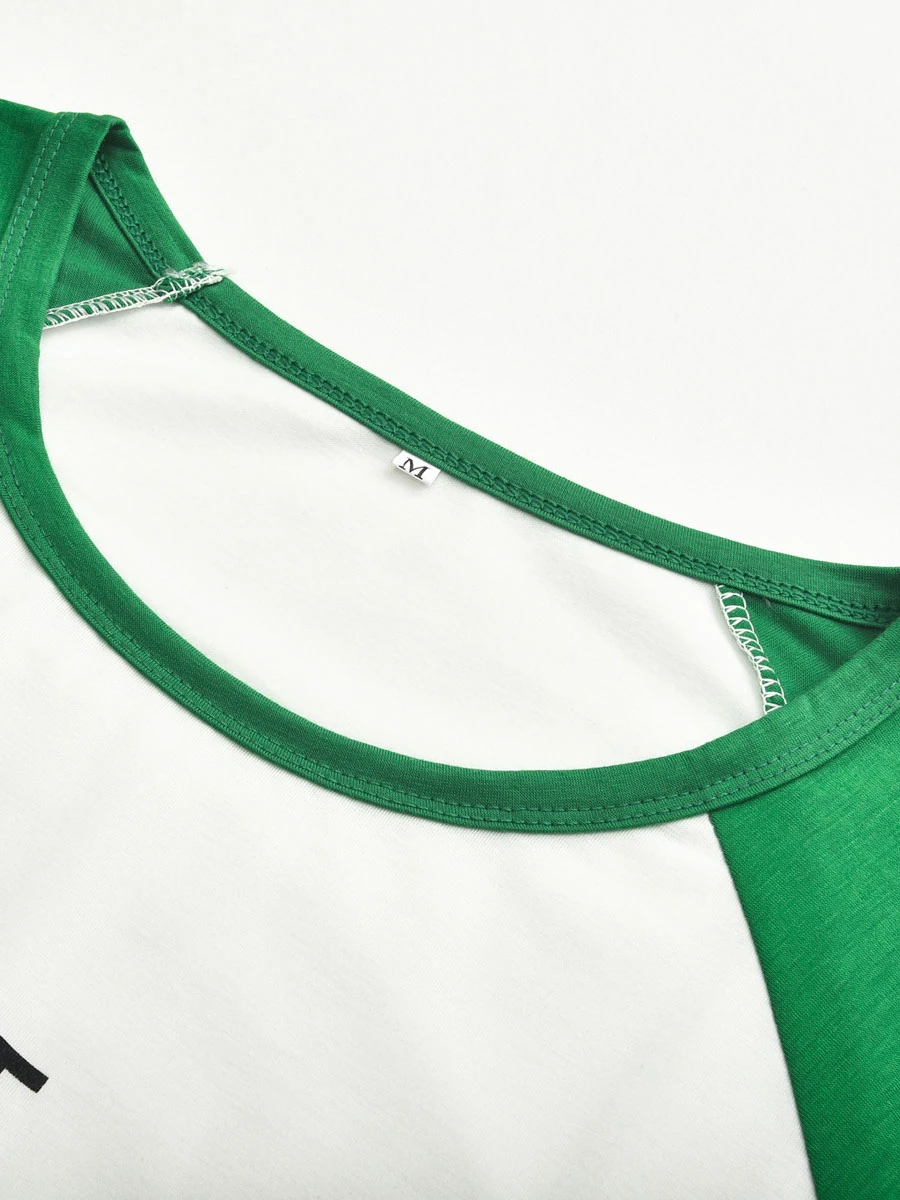 Matching Family Christmas Pajamas Cotton Blend Color Block White Green Stripes Top Pants Set 7 Matching Family Christmas Pajamas Cotton Blend Color Block White Green Stripes Top Pants Set - Image 7