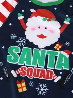 Matching Family Christmas Pajamas Navy Blue Cotton Blend Color Block Stripes Top Pants Set 11 Matching Family Christmas Pajamas Navy Blue Cotton Blend Color Block Stripes Top Pants Set -Christmas Costumes Store 202011111145378437150