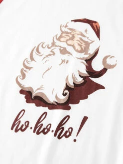 Christmas Matching Family Pajamas Cotton Blend Color Block Red Satan Plaid Top Pants Set -Christmas Costumes Store 202011111145429475005