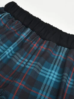 Matching Family Christmas Pajamas Black Cotton Blend Christmas Pattern Color Block Top Plaid Pants Set -Christmas Costumes Store 202011111659248458435