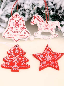 Christmas Party Supplies Wood Christmas Christmas Costume Decorations