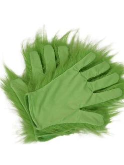 The Grinch Cosplay Costume Green Gloves Polyester Painted Christmas Holidays Costume Gloves -Christmas Costumes Store 202110121337347433919
