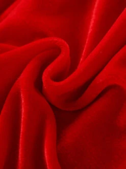 Tunic Dress For Christmas Red Polyester Fiber Holidays Costumes Dress -Christmas Costumes Store 20211030201037209301