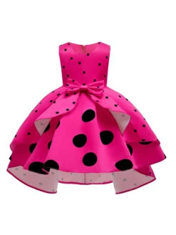 Tunic Dress For Christmas Polyester Fiber Red Christmas Holidays Party Dress -Christmas Costumes Store 202110302010402026656