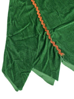 Women Christmas Tunic Dress Green Polyester Fiber Dress Hat Pantyhose Polyester Color Block Christmas Holidays Costumes -Christmas Costumes Store 202111051821015415591