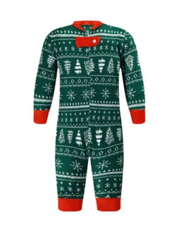 Family Christmas Pajamas For Adult Polyester Christmas Pattern Pants Top 2-Piece Set -Christmas Costumes Store 202111261605553169331