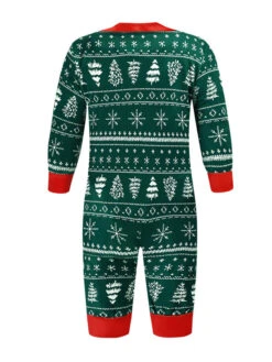 Family Christmas Pajamas For Adult Polyester Christmas Pattern Pants Top 2-Piece Set -Christmas Costumes Store 202111261605580481359