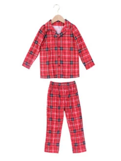 Christmas Matching Family Pajamas Baby's Kid's Polyester Christmas Pattern Top Pants Sets -Christmas Costumes Store 20221111183157278389