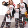 Family Christmas Pajamas Kid's Adult's Polyester Christmas Pattern Top Pants