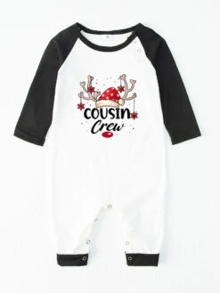 Family Christmas Pajamas Kid's Adult's Polyester Christmas Pattern Top Pants -Christmas Costumes Store 202211151119571011151