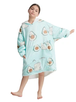 Unisex Christmas Top Light Sky Blue Overcoat Flannel Christmas Holidays Costumes -Christmas Costumes Store 202211211709318209345