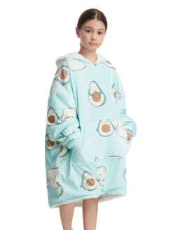 Unisex Christmas Top Light Sky Blue Overcoat Flannel Christmas Holidays Costumes -Christmas Costumes Store 202211211709340703654