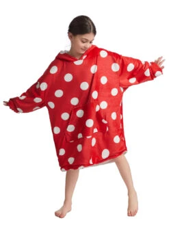 Unisex Christmas Top Red Overcoat Flannel Christmas Holidays Costumes -Christmas Costumes Store 202211211709406357922