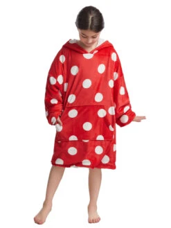 Unisex Christmas Top Red Overcoat Flannel Christmas Holidays Costumes -Christmas Costumes Store 202211211709412482073