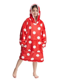 Unisex Christmas Top Red Overcoat Flannel Christmas Holidays Costumes -Christmas Costumes Store 202211211709421571238