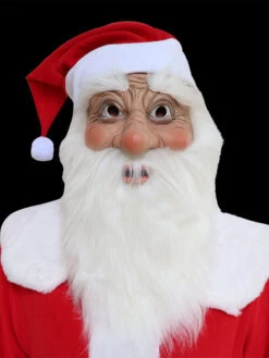 Unisex Christmas Mask Red Hood Polyester Christmas Holidays Costumes