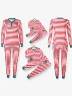 Matching Family Christmas Pajamas Toddler's Kid's Stripes Winter Warm Loungewear -Christmas Costumes Store 202211231549402553132