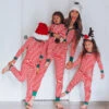 Matching Family Christmas Pajamas Toddler's Kid's Stripes Winter Warm Loungewear