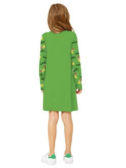 Shift Christmas Black Dress Polyester Christmas Holidays Costumes -Christmas Costumes Store 202211260106345603341