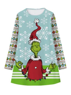 Shift Christmas Black Dress Polyester Christmas Holidays Costumes -Christmas Costumes Store 202211260106370071130