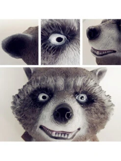 Unisex Christmas Mask Gray Mask Latex Christmas Holidays Costumes -Christmas Costumes Store 202211260106489261866