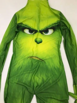 Unisex Christmas Catsuits & Zentai Green Jumpsuit Mask Lycra Spandex Christmas Holidays Costumes -Christmas Costumes Store 202211260106525038609