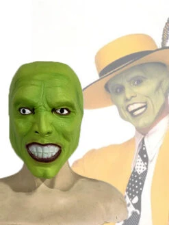 Unisex Christmas Mask Green Mask Latex Christmas Holidays Costumes