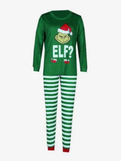 Christmas Matching Family Pajamas Toddler's Baby's Polyester Cotton Pants Top Sets -Christmas Costumes Store 20221201103102896320